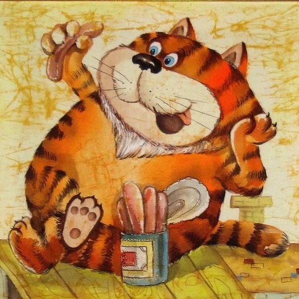 Художник Елена Разина картины коты
