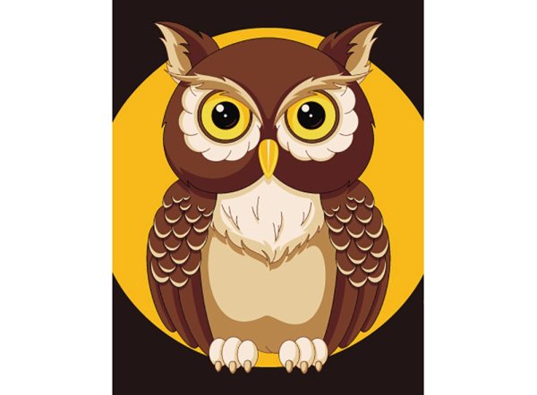 Алмазная мозайка 15x15 Сова