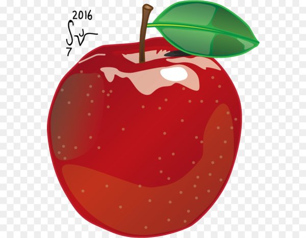 Яблоки мультяшные