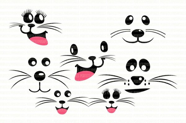 Мультяшные мордочки