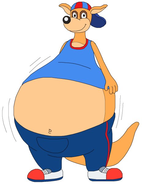 Мультяшный живот