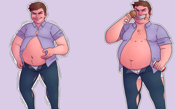 Толстый живот у мальчика арт
