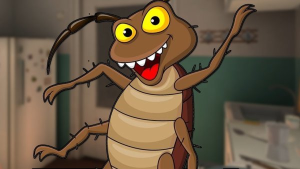 Таракан прикольный