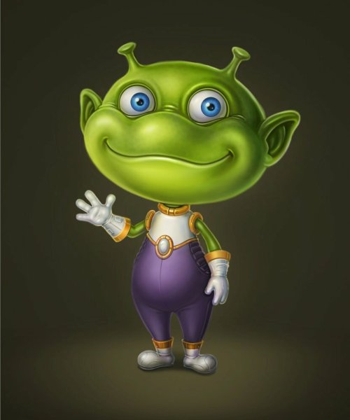 Веселый инопланетянин