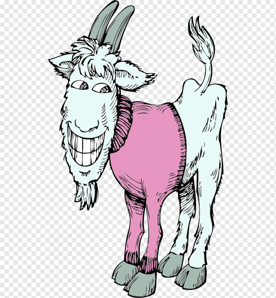 Коза рисунок