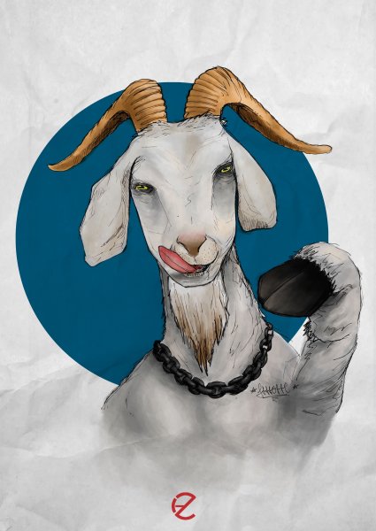 Коза прикольная