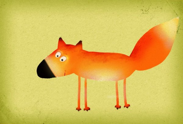 Смешные мультяшные лисы