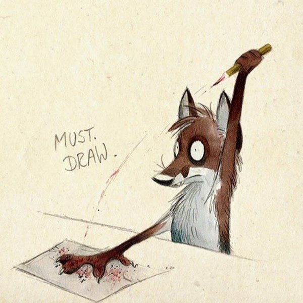 Лисы художницы Skia