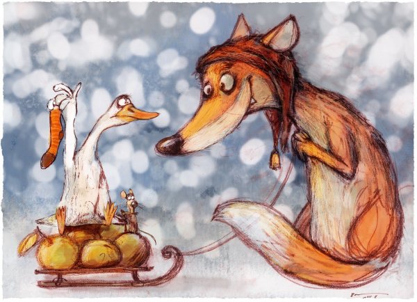 Иллюстрации с лисами