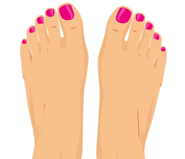 Счет пальцев на ноге