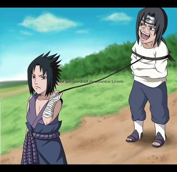 Итачи и Саске Мем