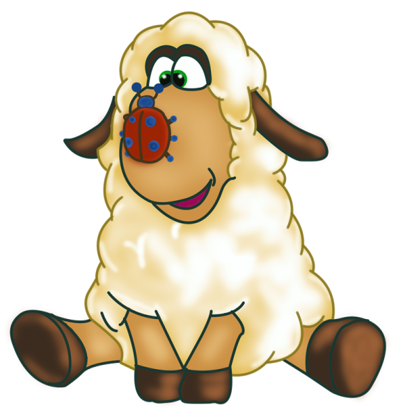 Барашек мультяшный