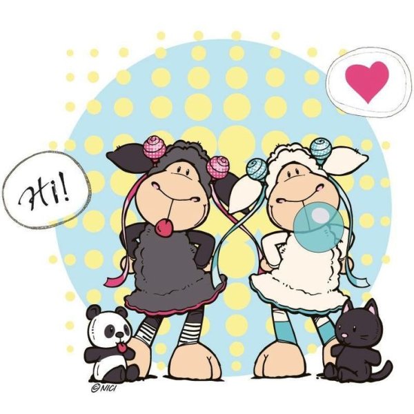 Овечка Ниси рисунок