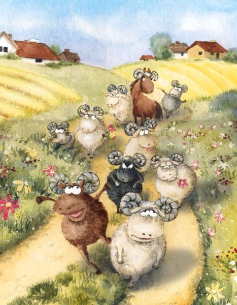 Веселый барашек