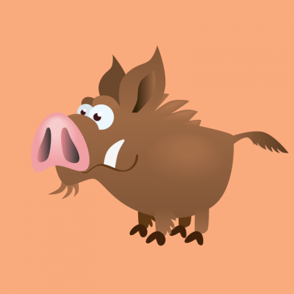 Кабан смешной