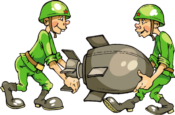 Солдат карикатура