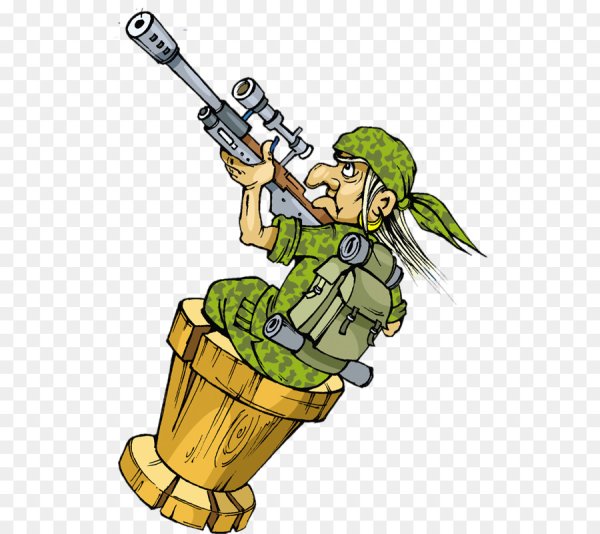 Мультяшный военный