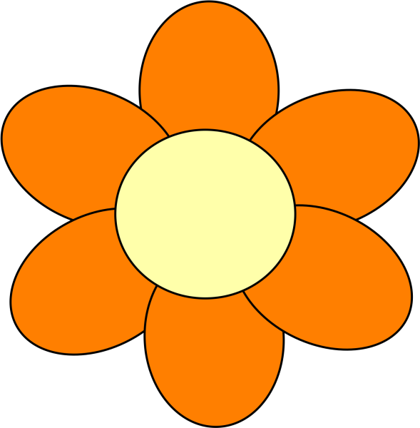 Цветок мультяшный