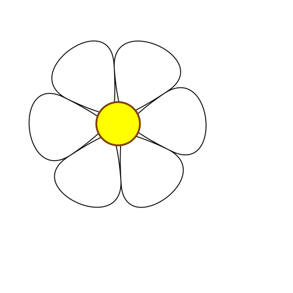 Цветок 6 лепестков