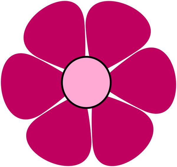 Цветы для вырезания цветные