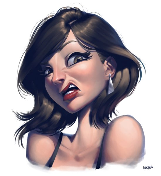 Мультяшная девушка