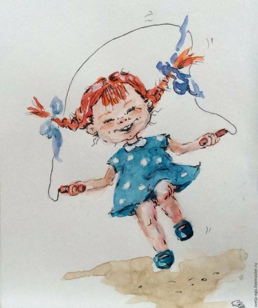 Красивая женщина мультяшная