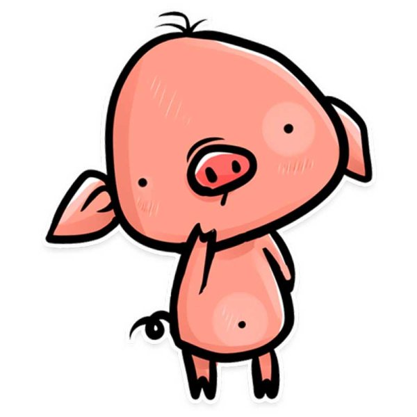 Задумчивая Свинка