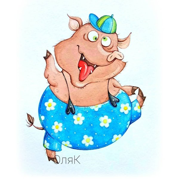 Смешные поросята рисунки