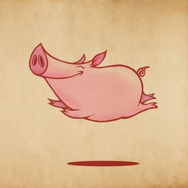 Стилизованная свинья