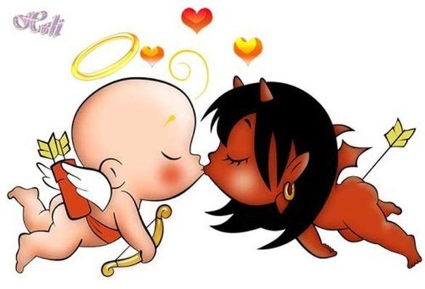 Ангелочек и дьяволенок