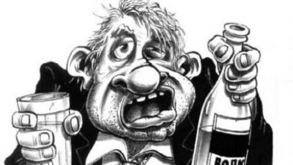 Пьянка карикатура