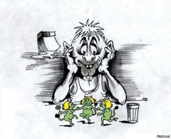 Белая горячка галлюцинации