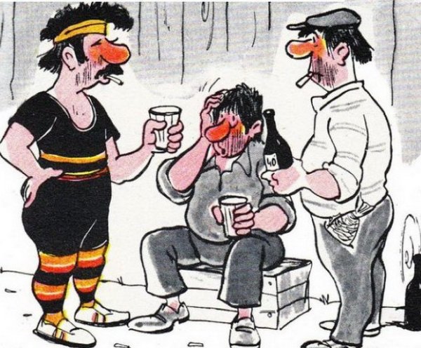 Карикатуры про пьяниц