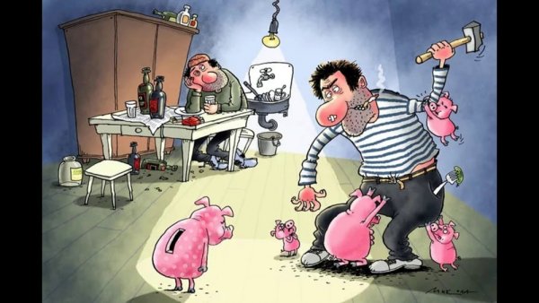 Карикатуры про пьяниц