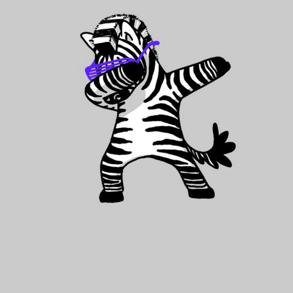 Зебра аватарка