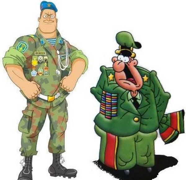 Мультяшные солдаты