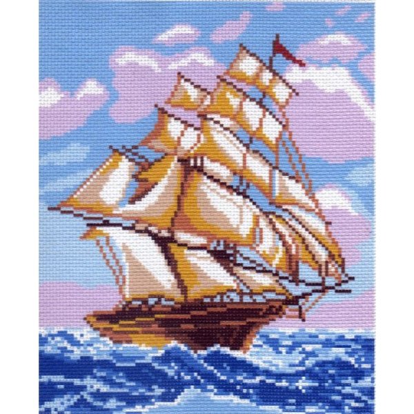Вышивка крестом Алые паруса Матренин Посад