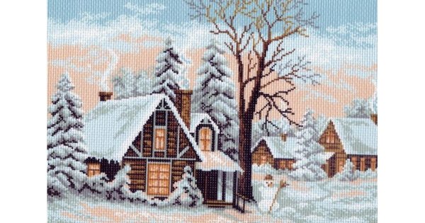 Вышивка Матренин Посад деревенька