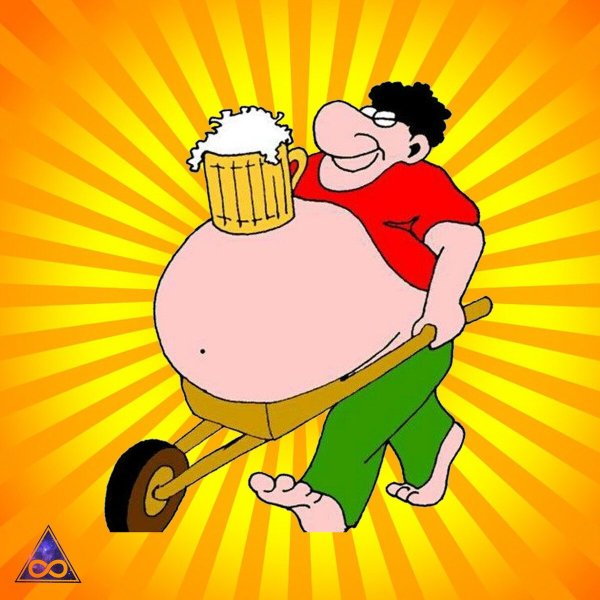 Толстый мультяшный