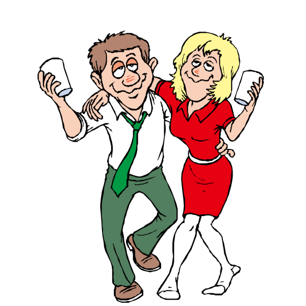 Муж и жена мультяшные