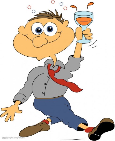 Пьяный мультяшка