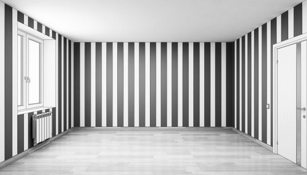 Обои которые визуально увеличивают высоту комнаты