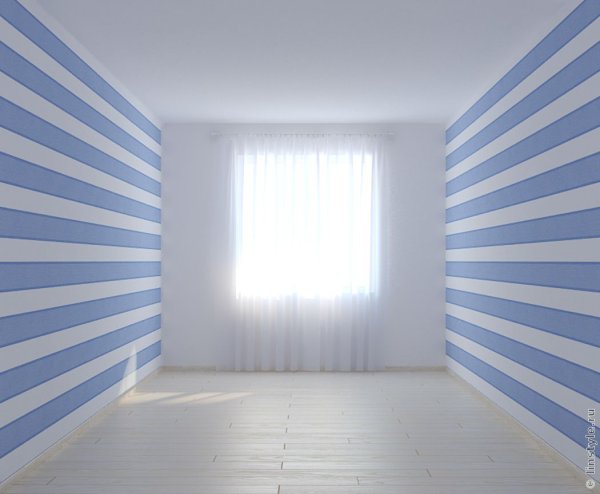 Расширение комнаты с помощью цвета