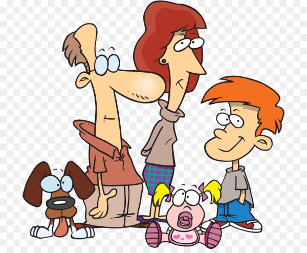 Семейные картинки мультяшные смешные