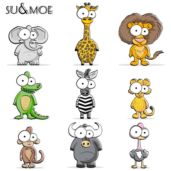 Смешное животное рисунок