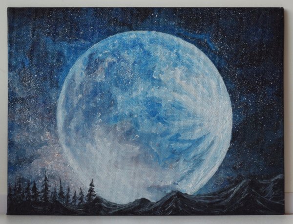 Луна в живописи