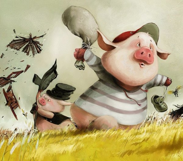 Свинья иллюстрация