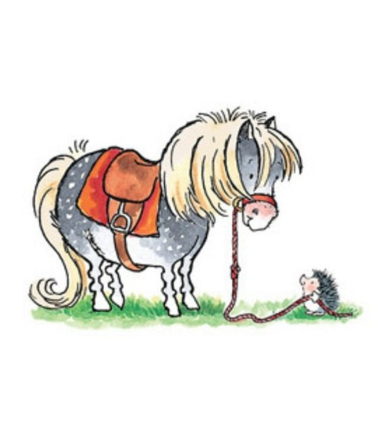 Веселая лошадка рисунок