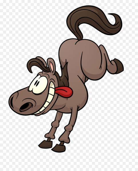 Конь мультяшный