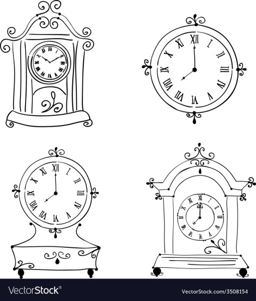 Часы для рисования